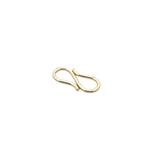 A Pack of 20 Pcs. of Hooks. Available in Two Colors. Gold Finish & Silver Plated. E-coated S hook, Made out of Copper/Brass. Size: 27mmX12mm