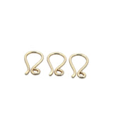 Hammered S Hooks (Gold Plated/Silver Plated) | Purity Beads