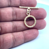 Toggle, Silver Plated or Gold Finish, E-Coated, Decorated/Twisted