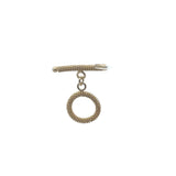 Toggle Gold Finish or Silver Plated,  E-coated, Handmade Toggles # G1001. | Purity Beads.