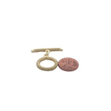 Toggle Gold Finish or Silver Plated,  E-coated, Handmade Toggles # G1001. | Purity Beads.