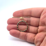 Toggles, Silver Plated, Gold Finish, E-Coated, Hammered, Size 39X34mm, Bar Size 55mmX3mm.