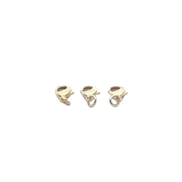 Gold  Finish Lobster Claw Clasps With Jump ring  20 pcs in pack  Size :10mmX6mm #CL50BMGO