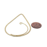 Large Tear Drop Finding (Gold Finish/Silver Plated) | Purity Beads.