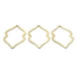 Marquise Shaped Jewelry Components Gold Finish | Purity Beads