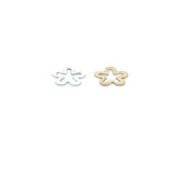 Flower Charms. Gold Finish & Silver Plated, E-Coated, Brushed Finish, Findings/Components | Purity Beads