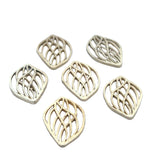 A Pack of 6 Pcs Gold Finish Finding , E-coated, Brushed Finish, Findings. Size  31mmX18mm.