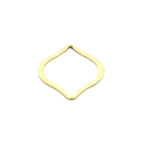 Marquis Shaped Ear Ring Component (Gold Finished/Silver Plated And Gunmetal) | Purity Beads