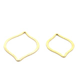 Marquis Shaped Ear Ring Component (Gold Finished/Silver Plated And Gunmetal) | Purity Beads