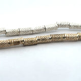 Decorative Tube Gold Finish and silver plated Tubes, E-coated | Purity Beads