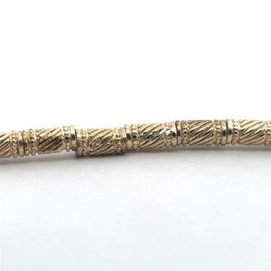 Decorative Tube Gold Finish and silver plated Tubes, E-coated | Purity Beads