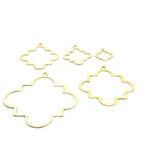 Findings Quatrefoils (Gold Finished/Silver Plated) | Purity Beads