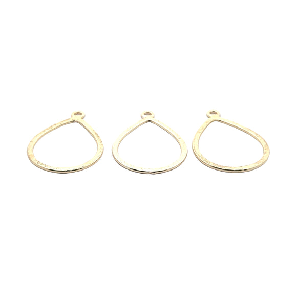 Small Earring Hoops | Jewelry Components | Findings (Gold Finish/Silver Plated) |