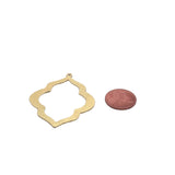 Marquise Shaped, Earring Components (Gold Plated/Silver Plated)