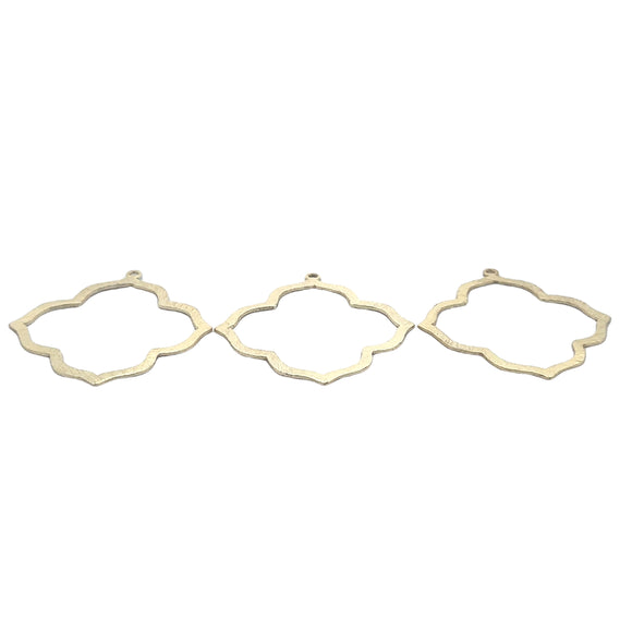 Quatrefoil, Clover Shaped (Gold Plated/Silver Plated/Gunmetal Plated) | Purity Beads