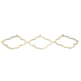 Quatrefoil, Clover Shaped (Gold Plated/Silver Plated/Gunmetal Plated) | Purity Beads