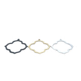 Quatrefoil, Clover Shaped (Gold Plated/Silver Plated/Gunmetal Plated) | Purity Beads