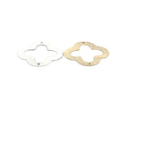 Quatrefoil, Clover (Gold Plated/Silver Plated) | Purity Beads