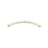 Curved Stamping Bar (Gold Finished/Silver Plated) | Purity Beads