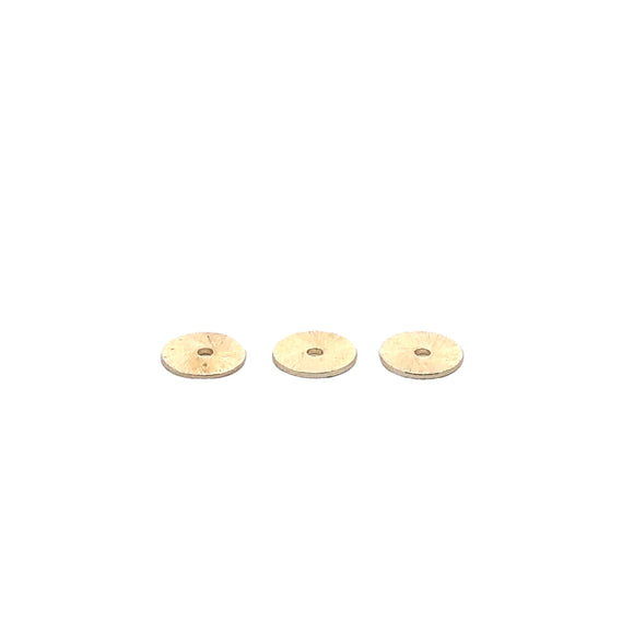 Flat Round Disc (Gold Finished/Silver Plated And Gun Metal) | Purity Beads