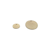 Oval Shape Finding with One Hole (Gold Plated/Silver Plated) | Purity Beads