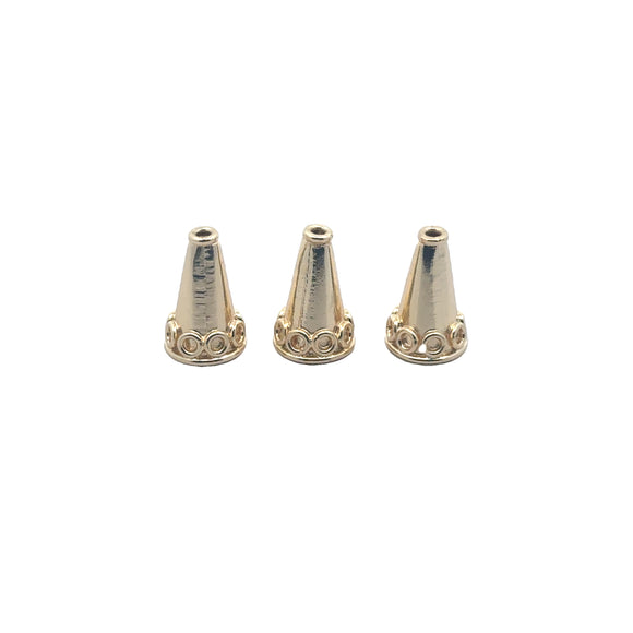 Cones Shaped Findings (Gold Finished/Silver Plated) | Purity Beads