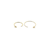 50 to 80PcsGold Finish And Silver Plated Hoops Earring, Gold Earring, Earring Blanks, Round Earring Hook,Gold Ear wire, Thin Earring Hoop.