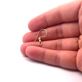 30 pair Ear wires Gold Finish, Silver Plated, or Copper E-Coated, Findings | Purity Beads