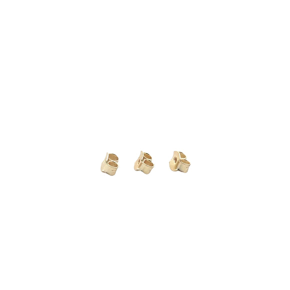 Earring Back Push, Butterfly Stud Stopper (Gold Finished/Silver Plated) | Purity Beads