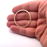 A Pack of Gold Plated Rings, that are E-Coated and Brushed Finished. You can find 4 colors with various different sizes.