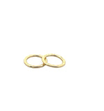 Hammered Ring Jewelry Component (Gold Finished/Silver Plated) | Purity Beads