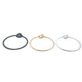 8 Pcs. Gold Plated ,Silver Plated ,Gunmetal Hoops  E-Coated, Handmade,Brushed Finish, Findings/Components Available two Size And three Color