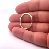 A Pack of Rings, E-coated, Brushed Finish Oval Shape ,Hoops, Handmade Rings/Circles/Connectors, in 3 COLORS AND 2 sizes