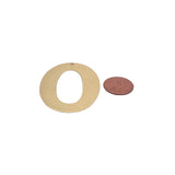 Oval Shaped Findings with One Hole (Gold Plated/Silver Plated) | Purity Beads