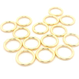 Closed Jump Rings 100-300 Pcs., E-coated Jump Rings, Gold Finish, Silver Plated and Gunmetal Plated, Size: 5-10mm.