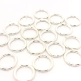 Closed Jump Rings 100-300 Pcs., E-coated Jump Rings, Gold Finish, Silver Plated and Gunmetal Plated, Size: 5-10mm.