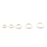Closed Jump Rings 100-300 Pcs., E-coated Jump Rings, Gold Finish, Silver Plated and Gunmetal Plated, Size: 5-10mm.