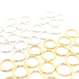 Closed Jump Rings 100-300 Pcs., E-coated Jump Rings, Gold Finish, Silver Plated and Gunmetal Plated, Size: 5-10mm.