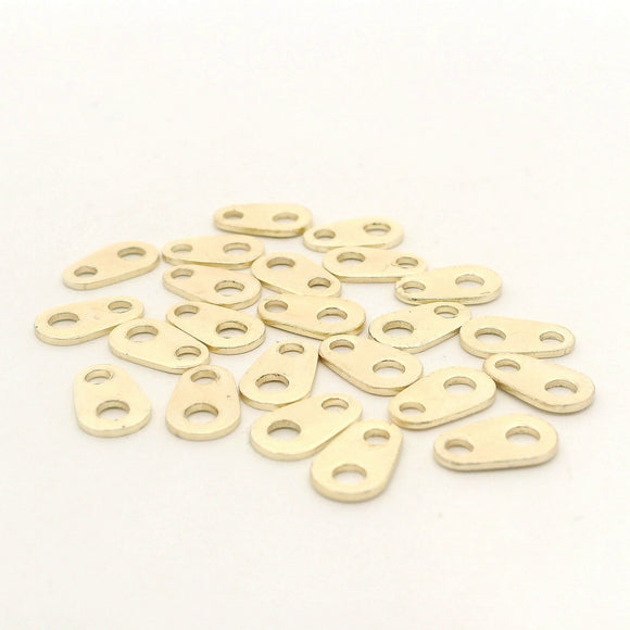 A Pack of 50 to 75 Pcs.  Gold Finish And  Silver Plated,  Connector Available  