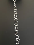 3 Feet of 925 Sterling Silver Round Link Wire Chain Thickness of wire is 0.79mm Size 10mm | CHN37SS