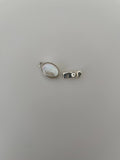 925 Sterling Silver Clasp | Sterling Silver and Pearl Clasp | Size: 23mmX11mm  C2SS