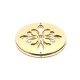 A Pack of 2 Pcs.  Gold Finish And  Silver Plated  , E-coated, Brushed Finish,    Finding  "60mm"size.#CO19BM
