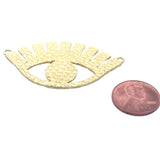 3 Pcs. Gold Finish Finding ,E-coated, Brushed Finish, Size"39mmX43mm".