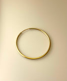 14K Real Gold Filled Hoops | Endless Hoop Earrings | Golf Filled Rings | Hoop Ear Rings | 4Pcs to 6Pcs/Pack | Sizes: 12,17,20,24 and 30mm