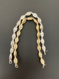 1 Strand of Decorative Gold Finish Silver Plated Beads, E-coated, Handmade, (about 15 Bead on a strand) Size: 10mm