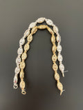 1 Strand of Decorative Gold Finish Silver Plated Beads, E-coated, Handmade, (about 15 Bead on a strand) Size: 10mm