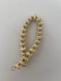 1 Strand of Brushed  Fancy Gold Finish Beads  E-coated Beads. we offer Three Size :9mmX12mm,9mX15m