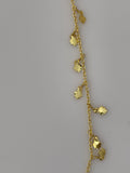 3 Feet of Leaf Shape | Very Light Weight | Size: 4X6mm  | Available in Gold  Finish and Silver Plated | Fancy Leaf Charm Chain |