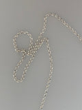 3 Feet Of Sterling Silver  Becher Rolo Half Round Wire Diamond Cut Chain Size: 1.7mm | CHN74SS