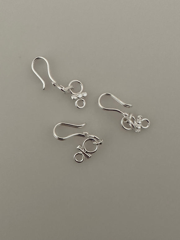 3 Sets of Sterling Silver Hook / S -Lock Extension | H8SS